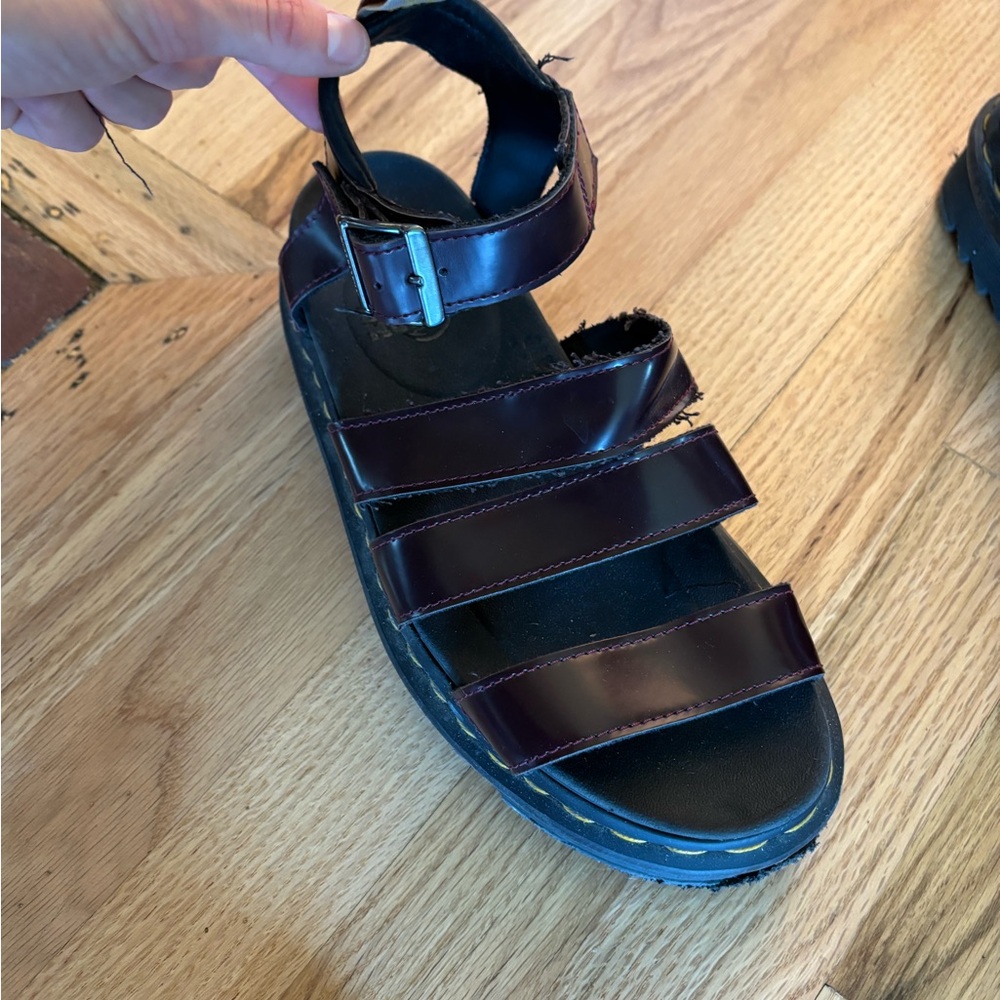 Dr. Martens Burgundy Sandals